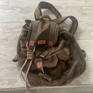 Large soft backpack